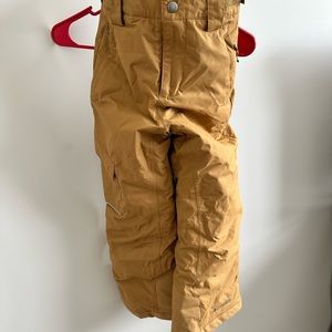 Used girls skiing insulated skiing pants.